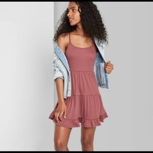 Wild fable women’s sleeveless tiered dress